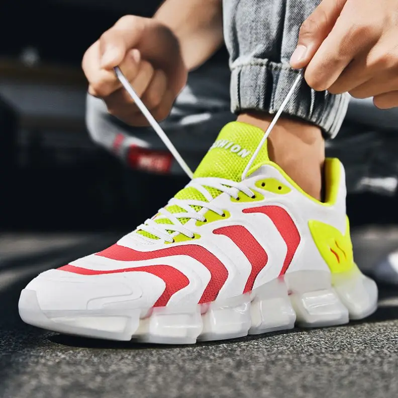 Rice Flower Bottom Luminous Mesh Breathable Lightweight Men And Women's Sports High Quality Sneakers Running Sport Shoes, White/blue,white/green,white/black,black
Rice Flower Bottom Luminous Mesh Breathable Lightweight Men And Women's Sports High Quality Sneakers Running Sport Shoes, White/blue,white/green,white/black,black