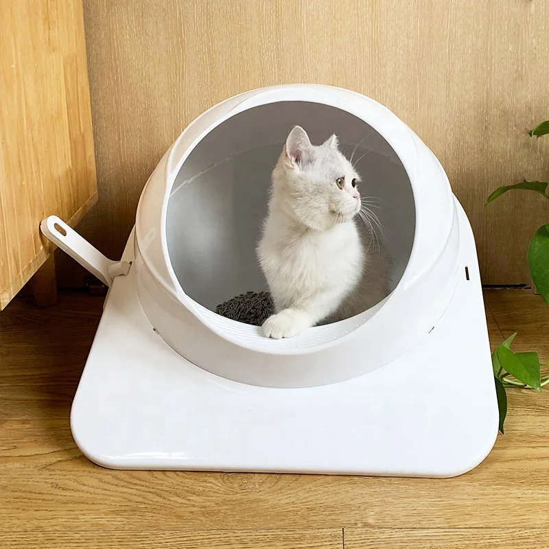 Cat Clean Up Products Plastic Large Space Cat Toilet Box Cat Litter Box Sandbox, White
Cat Clean Up Products Plastic Large Space Cat Toilet Box Cat Litter Box Sandbox, White