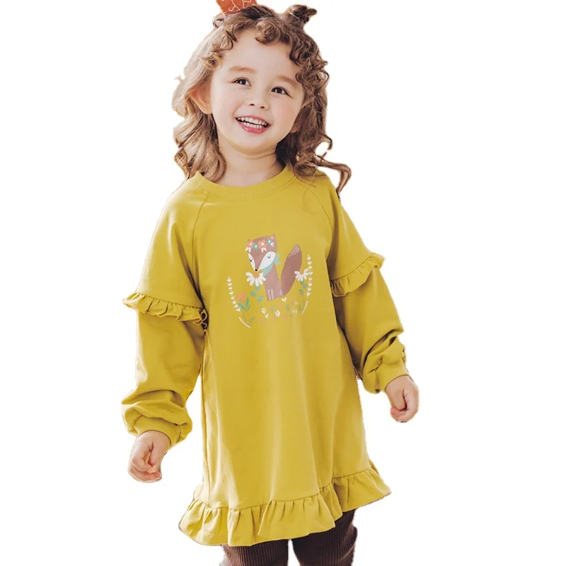 Girls' long-sleeved T-shirt casual sweater autumn cute cartoon long cotton crew neck shirt
Girls' long-sleeved T-shirt casual sweater autumn cute cartoon long cotton crew neck shirt