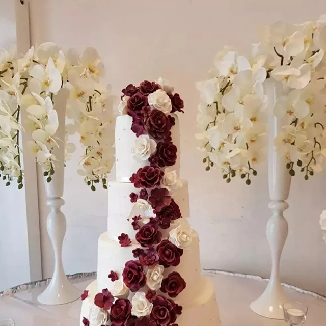 Hot Selling White mental Wedding Flowers Vase Decorative table center flower stand white trumpet vase sunyu3449, Any size
Hot Selling White mental Wedding Flowers Vase Decorative table center flower stand white trumpet vase sunyu3449, Any size