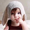 Baby Rabbit Ears Hat Infant Toddler Autumn Winter Knitted Caps for Children Baby Bunny Beanie Hats Accessories Photography Props