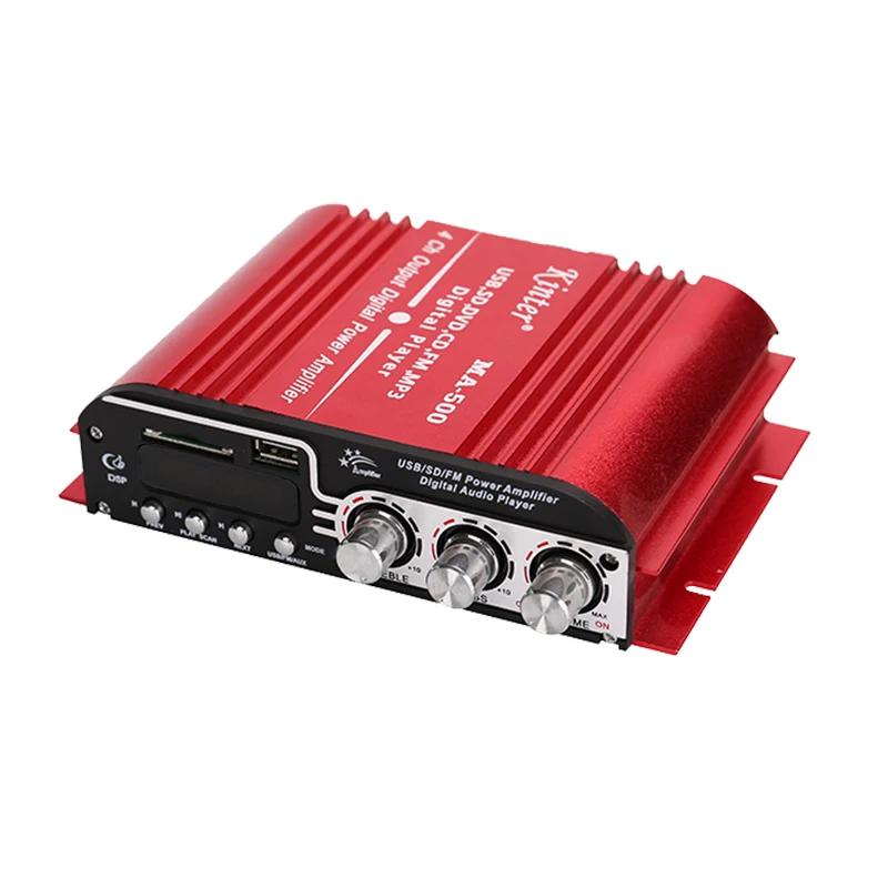 Kinter MA-500 4 канала 30 Вт профессиональный аудио чип мини автомобильный усилитель