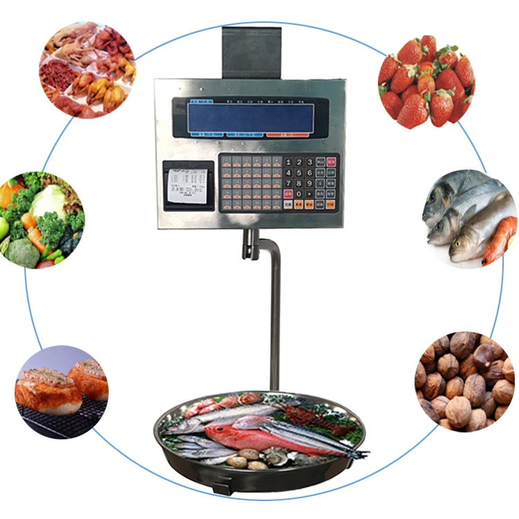 LED pos scale digital shipping seafood food bar code label scale weight electronic hanging scale for aquatic product
LED pos scale digital shipping seafood food bar code label scale weight electronic hanging scale for aquatic product