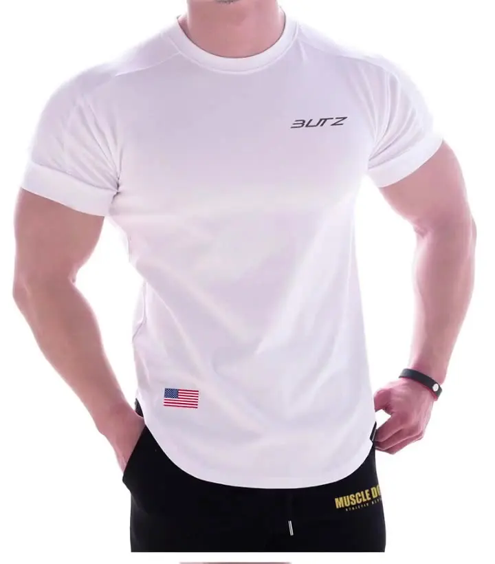 Fashion O-neck Slim Bottoming Shirt Cotton Casual T-Shirt Men's Gym Short Sleeve Sweatshirt, Customized color
Fashion O-neck Slim Bottoming Shirt Cotton Casual T-Shirt Men's Gym Short Sleeve Sweatshirt, Customized color