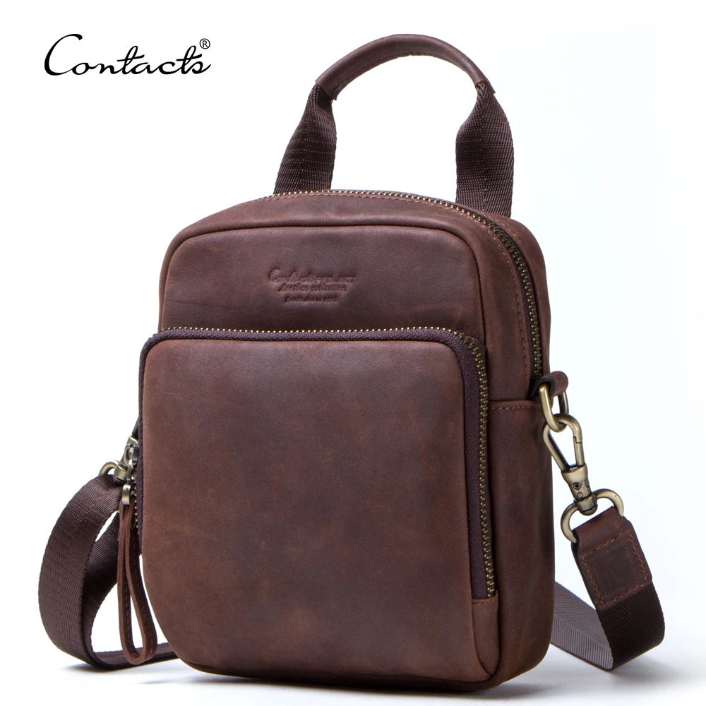 contact's dropship wholesale custom vintage genuine leather outdoor waterproof men minimalist messenger bag with soft handle, Black, coffee, customized
contact's dropship wholesale custom vintage genuine leather outdoor waterproof men minimalist messenger bag with soft handle, Black, coffee, customized