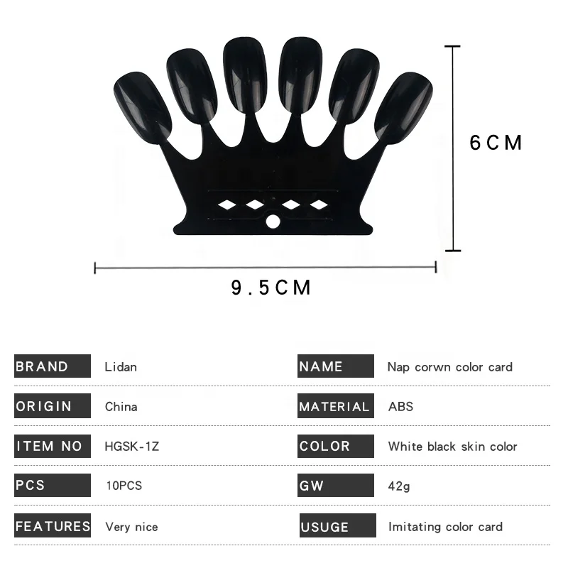 Lidan Nail Art Color Card Nail Piece Crown Color Card Practice Display Board Transparent Display Nail Patch, Colorful
Lidan Nail Art Color Card Nail Piece Crown Color Card Practice Display Board Transparent Display Nail Patch, Colorful