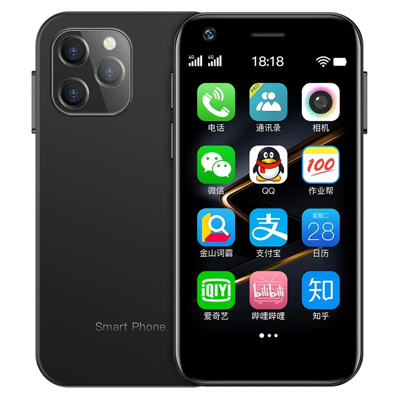 New Arrivals SOYES XS12 Cell Phone 3GB+64GB Face Recognition Mobile Phone 3.0 inch Screen Mini Smart Card Phone
New Arrivals SOYES XS12 Cell Phone 3GB+64GB Face Recognition Mobile Phone 3.0 inch Screen Mini Smart Card Phone