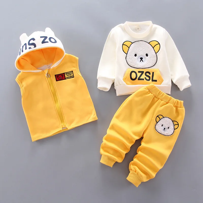 Children's clothing spring and autumn children's clothing plus velvet three-piece suit for girls spring clothing for boys
Children's clothing spring and autumn children's clothing plus velvet three-piece suit for girls spring clothing for boys