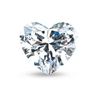 Heart Gemstone Cut Heart Cut Moissanite Gemstone Prices For Wedding Jewelry Sets