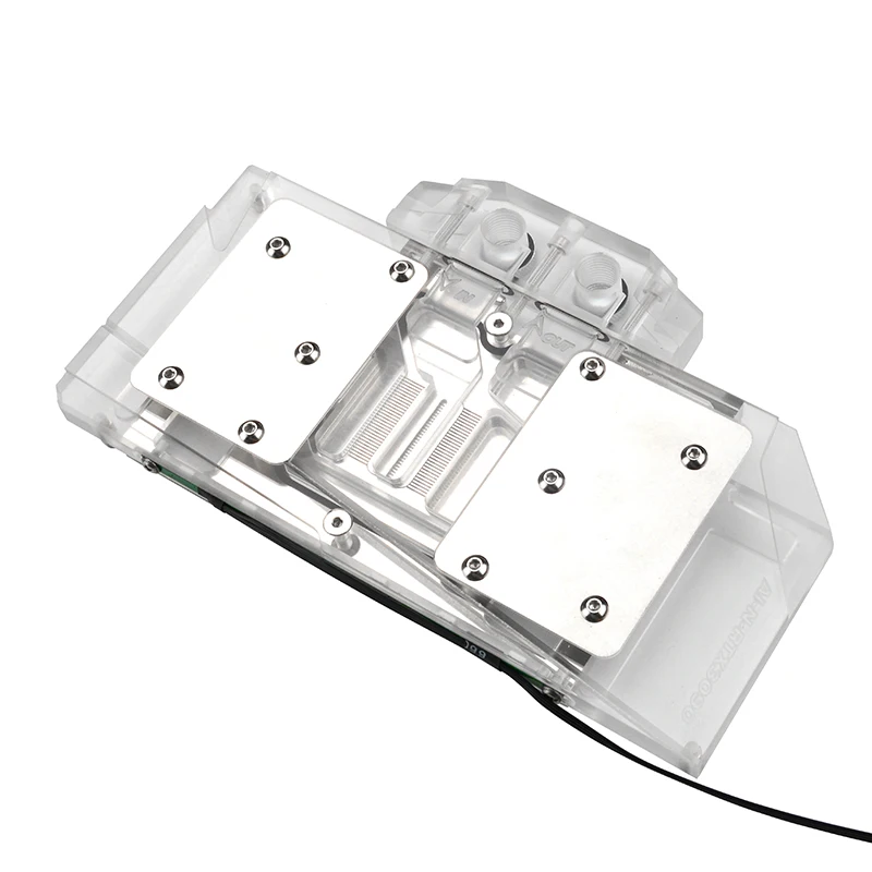 Syscooling GPU water block for NVIDIA RTX 3090 3080 Founder Edition video card water cooling with ARGB lights
Syscooling GPU water block for NVIDIA RTX 3090 3080 Founder Edition video card water cooling with ARGB lights