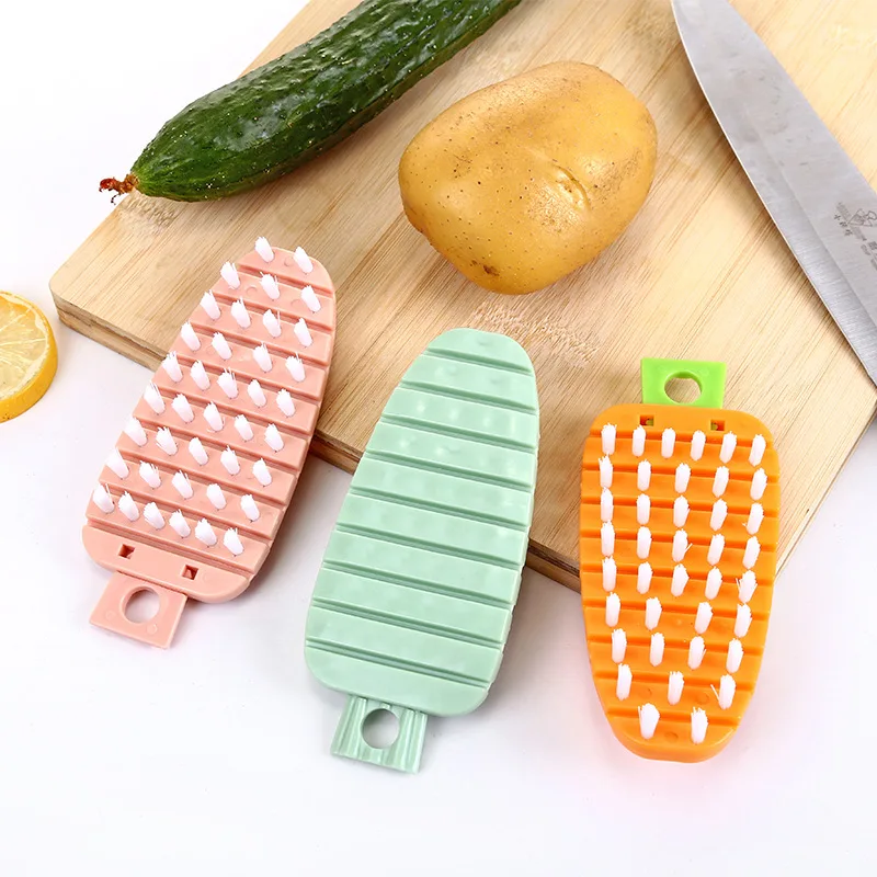 Plastic Mini Vegetable kitchen Brushes Fruit Washer Brush Multifunctional Cleaning Brush, Blue/green/pink/orange
Plastic Mini Vegetable kitchen Brushes Fruit Washer Brush Multifunctional Cleaning Brush, Blue/green/pink/orange