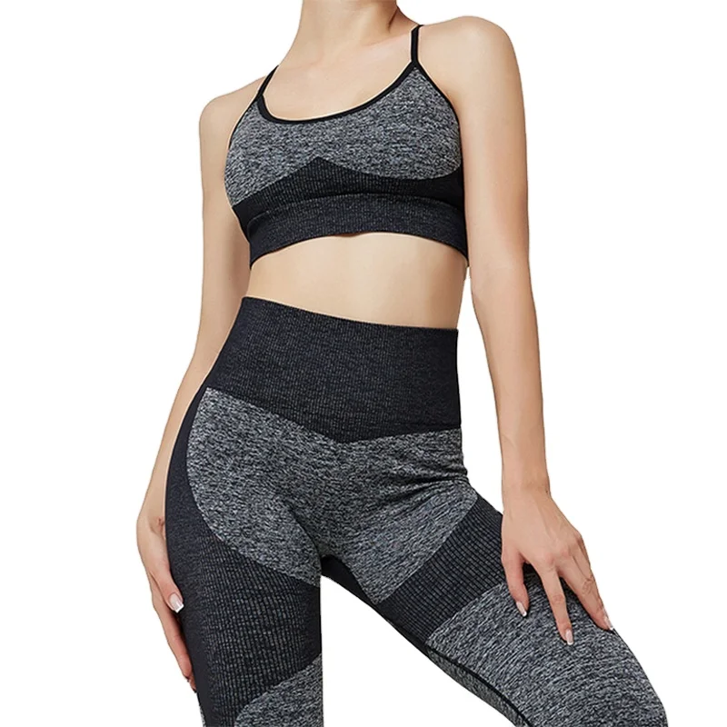 Wholesale Seamless Workout Clothes for Women Sports Bra and Leggings Set sexy Mesh Clothing Yoga Set, Customized colors
Wholesale Seamless Workout Clothes for Women Sports Bra and Leggings Set sexy Mesh Clothing Yoga Set, Customized colors