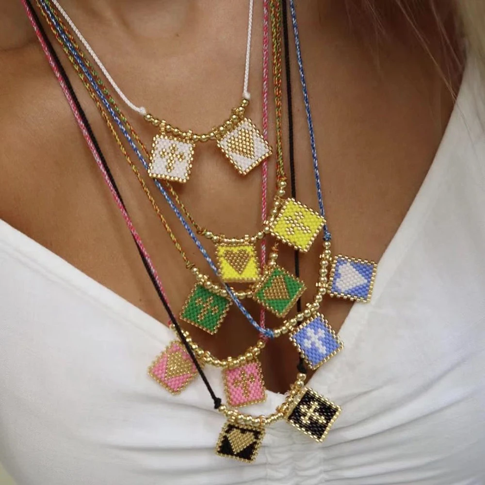 Go2boho Square Cross Love Pendant Fashion Jewelry Necklace Miyuki Seed Bead Necklaces For Ladies 2023 New In
Go2boho Square Cross Love Pendant Fashion Jewelry Necklace Miyuki Seed Bead Necklaces For Ladies 2023 New In