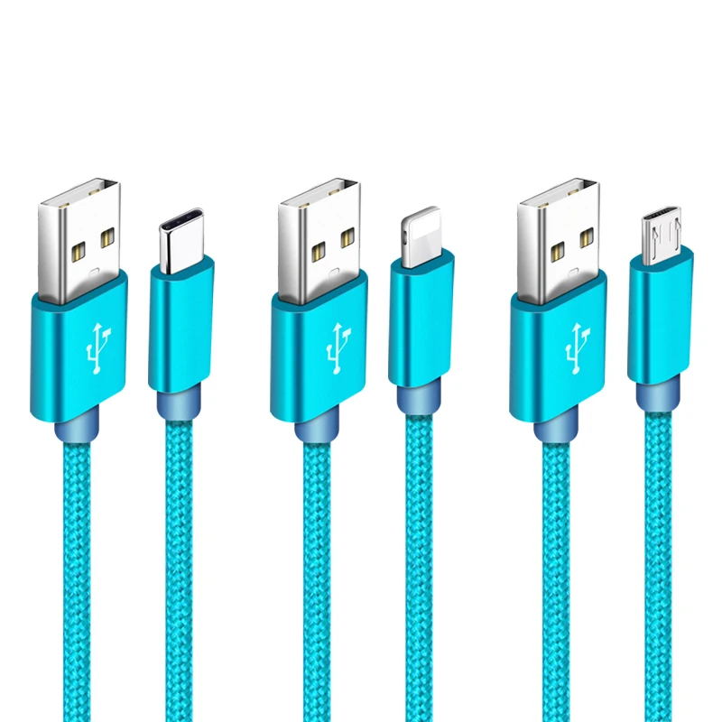 Wholesale High Quality 3A 3ft Type C Nylon Braided Fast Charging USB Data Cable for Android phone, Black/blue/red
Wholesale High Quality 3A 3ft Type C Nylon Braided Fast Charging USB Data Cable for Android phone, Black/blue/red