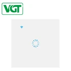 VGT High Quality 1 gang touch switch with WIFI APP control and Voice control of Amazon Alexa or Google Home