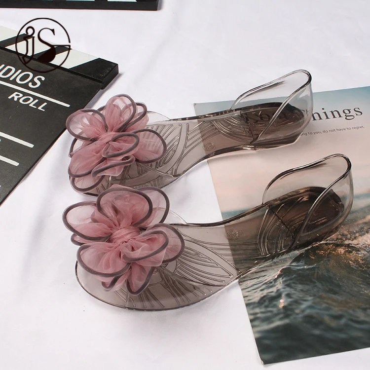 Fashion 2021 Charm shark daily summer flat heel transparent bottom two-layer flower bag heel casual wear sandals, Picture
Fashion 2021 Charm shark daily summer flat heel transparent bottom two-layer flower bag heel casual wear sandals, Picture