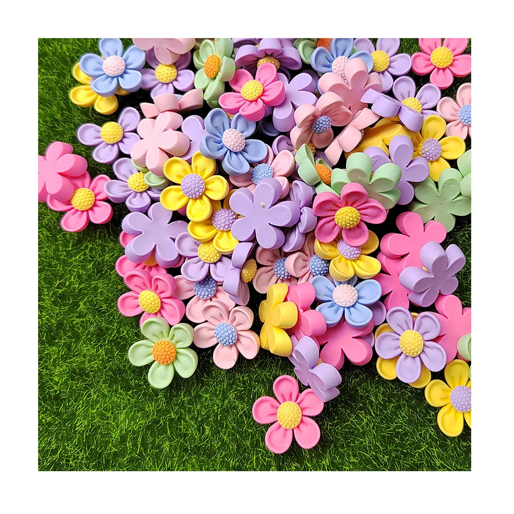 21mm Resin Lovely Flower Flat Back Cabochons Scrapbooking DIY Jewelry Craft Decoration Accessories
21mm Resin Lovely Flower Flat Back Cabochons Scrapbooking DIY Jewelry Craft Decoration Accessories