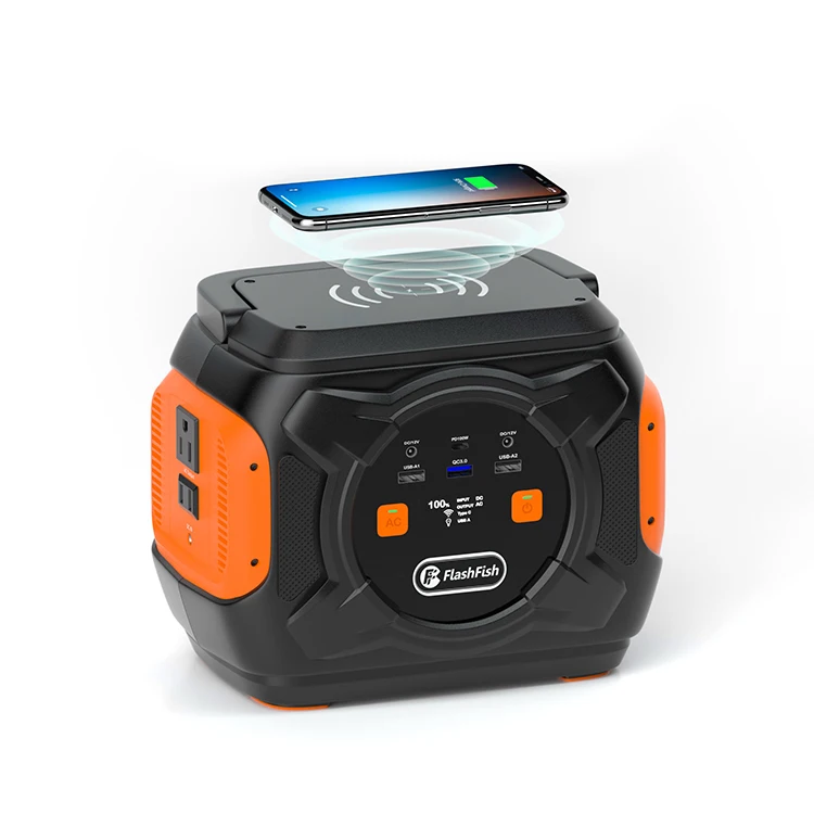 Lithium Battery Wireless Charger AC DC Pure Sine Wave Solar Generator Portable Power Station 320W for Outdoor Camping
Lithium Battery Wireless Charger AC DC Pure Sine Wave Solar Generator Portable Power Station 320W for Outdoor Camping