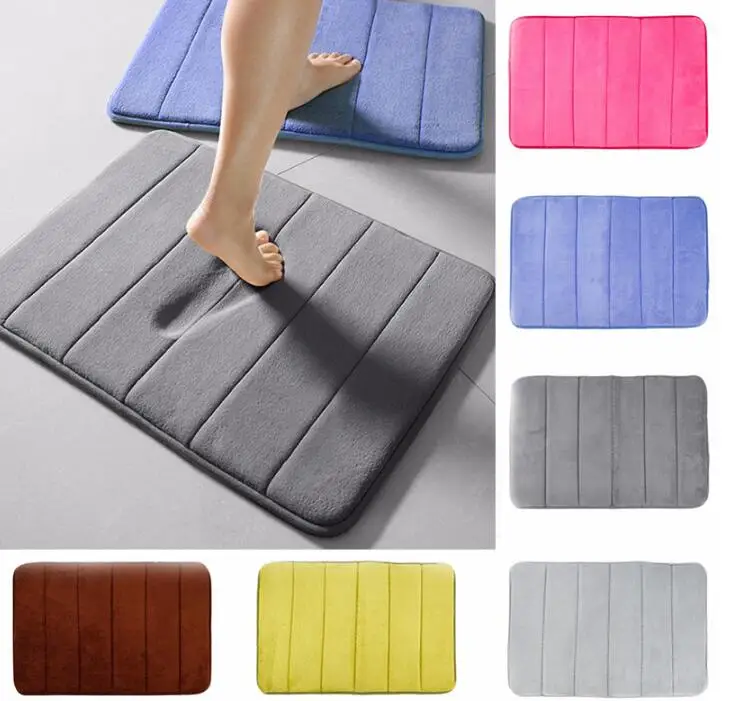 Custom Non-slip Bathroom Mats for Household Memory Foam Bath Mat, Pink,green,rose,purple,wine red,rice white,coffee,dark blue,silver
Custom Non-slip Bathroom Mats for Household Memory Foam Bath Mat, Pink,green,rose,purple,wine red,rice white,coffee,dark blue,silver