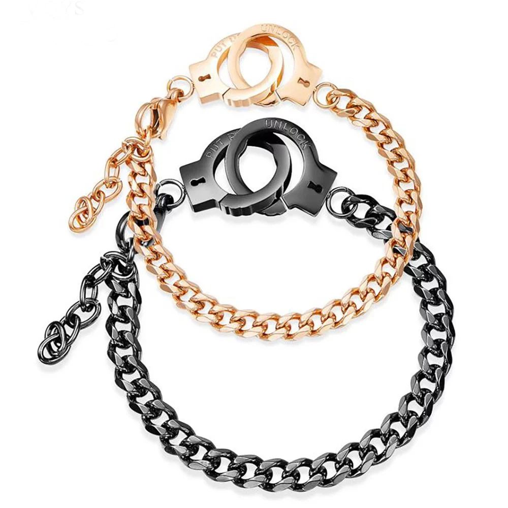2024 New Arrivals Couple Jewelry Stainless Steel Handcuff Chain Bracelet Valentine's Day Couple Gift
2024 New Arrivals Couple Jewelry Stainless Steel Handcuff Chain Bracelet Valentine's Day Couple Gift