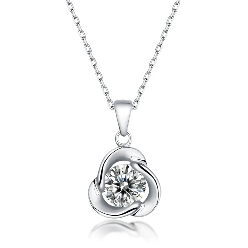 Eico 1ct 925 Sterling Silver Diamond Jewelry Three Leaf Clover Moissanite Pendant Necklace For Women
Eico 1ct 925 Sterling Silver Diamond Jewelry Three Leaf Clover Moissanite Pendant Necklace For Women