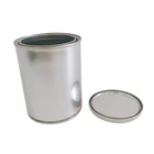 Round Metal 1 Liter 3OZ Oil Tin Container Drums Empty Can