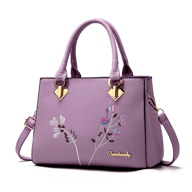Custom 2022 beautiful women's Embroidered Handbag with shoulder straps, 7 colors 
Custom 2022 beautiful women's Embroidered Handbag with shoulder straps, 7 colors