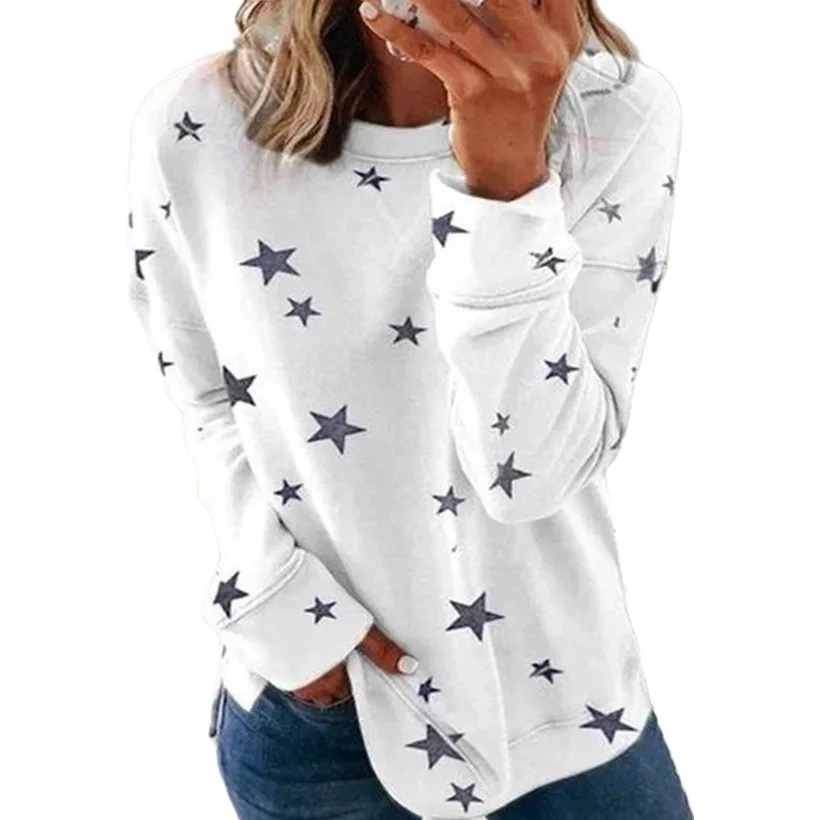 Factory Wholesale Europine Large Long Sleeve o-Neck T-Shirt Printed Sweater In Autumn And Winter Of 2021, Customized
Factory Wholesale Europine Large Long Sleeve o-Neck T-Shirt Printed Sweater In Autumn And Winter Of 2021, Customized