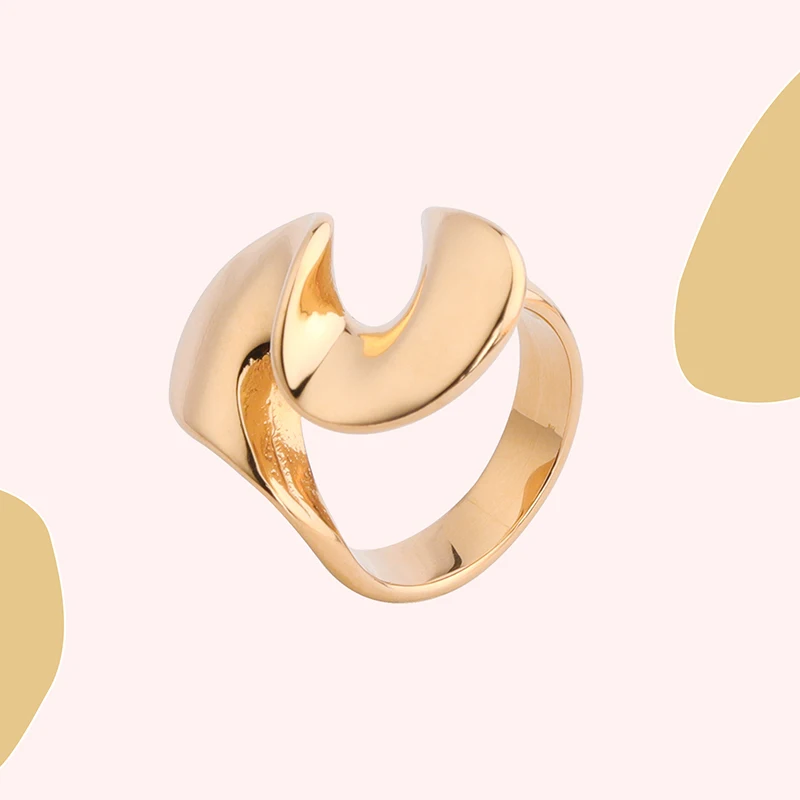 JR0024 316L stainless steel single spiral ring 14K fashion creative women rings jewelry Free Sample
JR0024 316L stainless steel single spiral ring 14K fashion creative women rings jewelry Free Sample