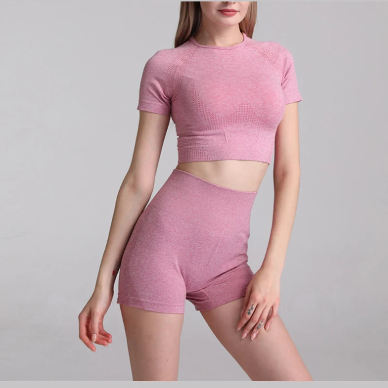OEM Sports Suits High Waist Athletic Yoga Training Fitness Wear Fitness Clothing 2 Piece Set
OEM Sports Suits High Waist Athletic Yoga Training Fitness Wear Fitness Clothing 2 Piece Set