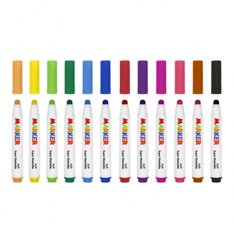 12 Colors Long-lasting Waterproof Oil-based Marker Pen Set Waterproof Hand-drawn DIY Soft-tip
12 Colors Long-lasting Waterproof Oil-based Marker Pen Set Waterproof Hand-drawn DIY Soft-tip