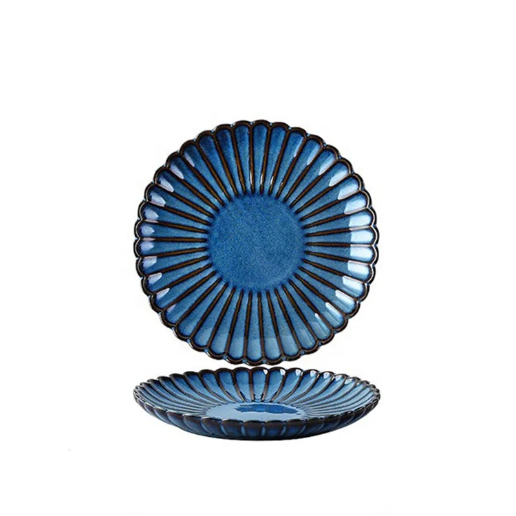 Japanese Style Simple Elegant Ceramic Solid blue Chrysanthemum Shell Plate Household Tableware Dinnerware Set
Japanese Style Simple Elegant Ceramic Solid blue Chrysanthemum Shell Plate Household Tableware Dinnerware Set