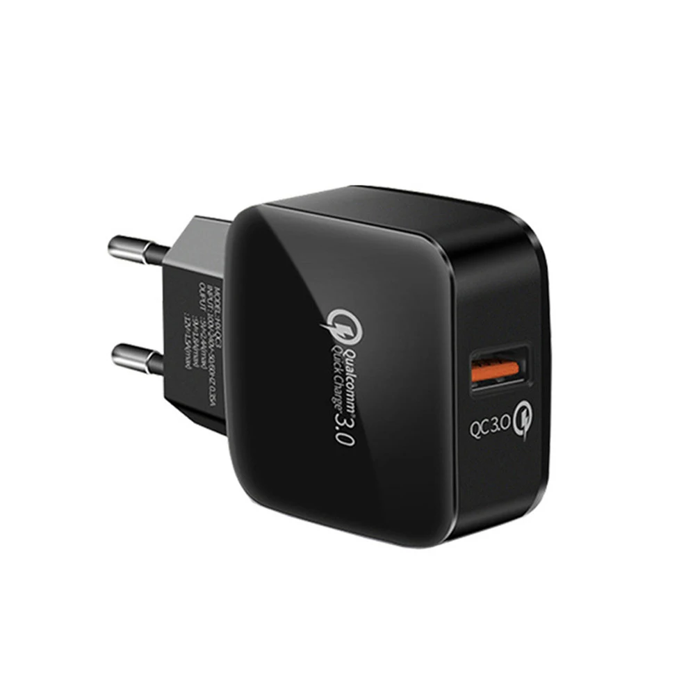 Reliable Quality EU US Plug 18W QC 3.0 Quick Charging 1 USB Power Adapter Wall Charger Socket For Mobile Phone, White/black
Reliable Quality EU US Plug 18W QC 3.0 Quick Charging 1 USB Power Adapter Wall Charger Socket For Mobile Phone, White/black