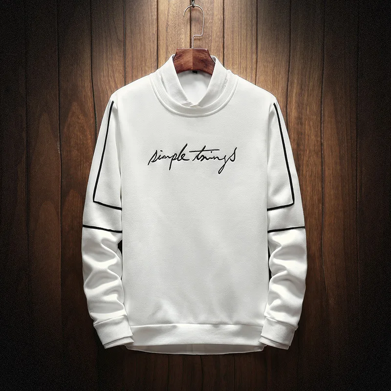 Autumn fashion custom embroidery hoodie long sleeve round collar sweatshirt men, Stock/custom colors
Autumn fashion custom embroidery hoodie long sleeve round collar sweatshirt men, Stock/custom colors