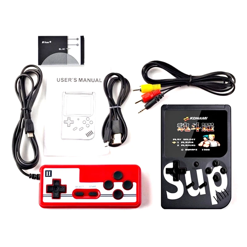 Portable Video Handheld Game dual-player Game Console 400 in 1 PLUS Retro Classic Game Box, Red white blue black yellow
Portable Video Handheld Game dual-player Game Console 400 in 1 PLUS Retro Classic Game Box, Red white blue black yellow
