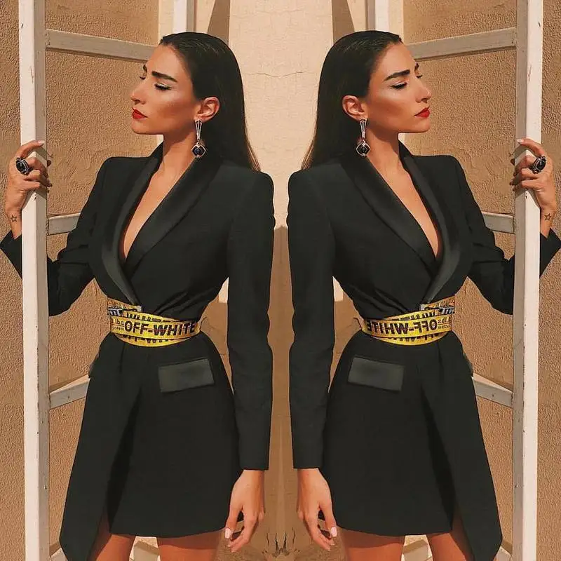 2019 SS new arrived Long sleeve black Cotton Blazer with letter belt women boutique coat instock wholesale
2019 SS new arrived Long sleeve black Cotton Blazer with letter belt women boutique coat instock wholesale