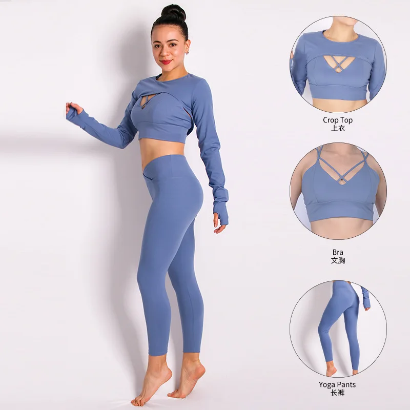 3 Piece Yoga Sets Fitness Sports Women Bra Yoga Pants workout Gym Running Sport Set not with hat in stock wholesale, As pictures
3 Piece Yoga Sets Fitness Sports Women Bra Yoga Pants workout Gym Running Sport Set not with hat in stock wholesale, As pictures