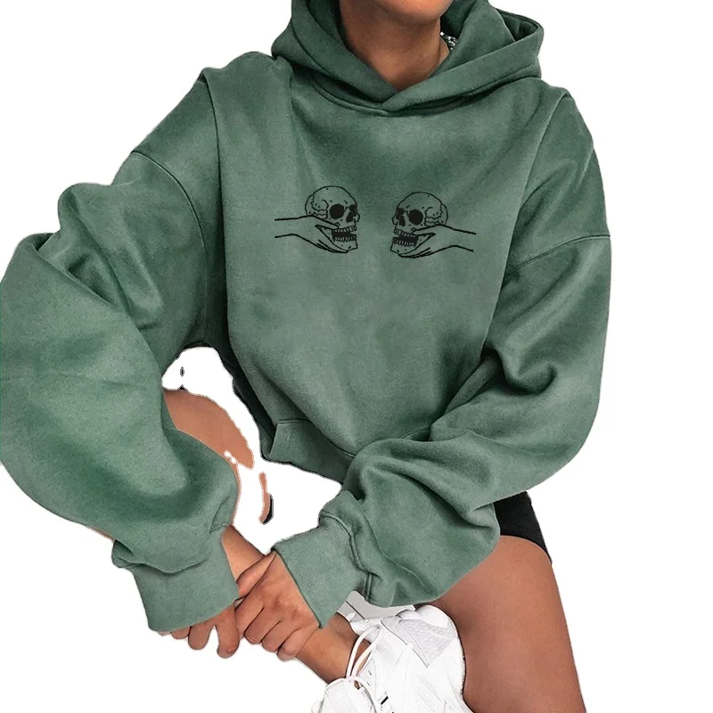Casual Skull Printed Women Oversized Hoodie Long Sleeve Women Plus Size Women Hoodies Streetwear
Casual Skull Printed Women Oversized Hoodie Long Sleeve Women Plus Size Women Hoodies Streetwear