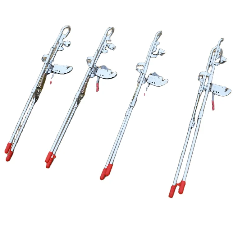New design with Pulley High Strength Steel Automatic fishing rod mount spring fishing pole holder sea rod fishing tackle, Silver
New design with Pulley High Strength Steel Automatic fishing rod mount spring fishing pole holder sea rod fishing tackle, Silver