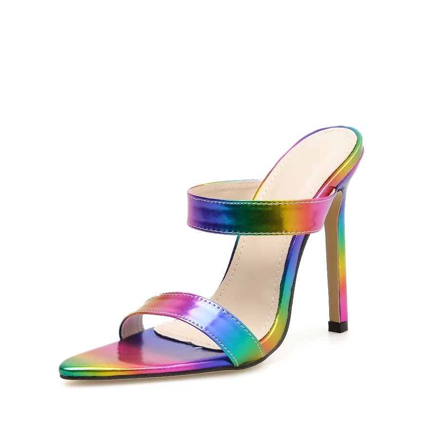 Drop shipping Hot sale new korean fashion patent leather sexy high heel slippers shoes, Rainbow
Drop shipping Hot sale new korean fashion patent leather sexy high heel slippers shoes, Rainbow
