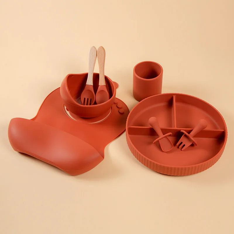 2021 New product silicone baby bowl and spoon set silicon kids food plate fork and spoon for baby, 10 colors
2021 New product silicone baby bowl and spoon set silicon kids food plate fork and spoon for baby, 10 colors