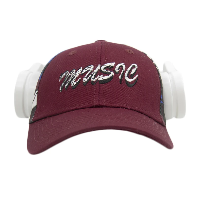 Rchargeable baseball cap manufacturer men cotton embroidery printed light effect muics cap baseball cap, Red
Rchargeable baseball cap manufacturer men cotton embroidery printed light effect muics cap baseball cap, Red