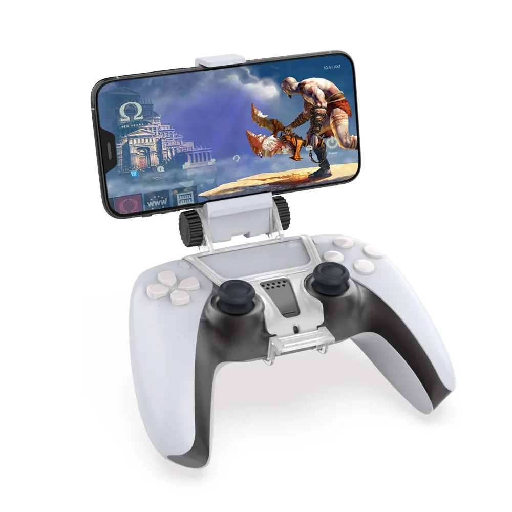 For PS5 Playstation 5 Gamepad Controller Adjustable Clamp Clip Smart Phone Cellphone Mount holder Stand Phone Game Accessories
For PS5 Playstation 5 Gamepad Controller Adjustable Clamp Clip Smart Phone Cellphone Mount holder Stand Phone Game Accessories