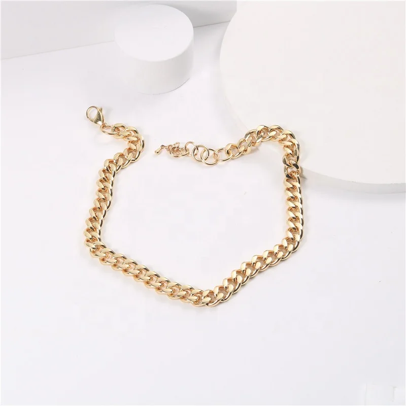 Jewelry Stainless Steel Cuban Link Chain Necklace Trendy Jewelry Wholesale Gold Chain Necklace
Jewelry Stainless Steel Cuban Link Chain Necklace Trendy Jewelry Wholesale Gold Chain Necklace