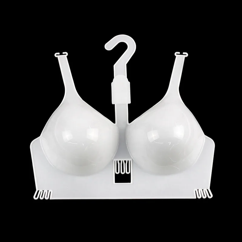 Wholesale New Design Clear Plastic Hollow Lingerie Bra Hanger For