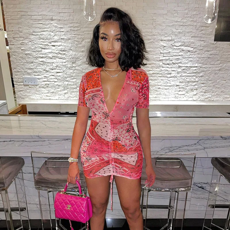womens summer pink bandage short sleeve floral dress sexy bodycon v-neck short dresses beach wear
womens summer pink bandage short sleeve floral dress sexy bodycon v-neck short dresses beach wear