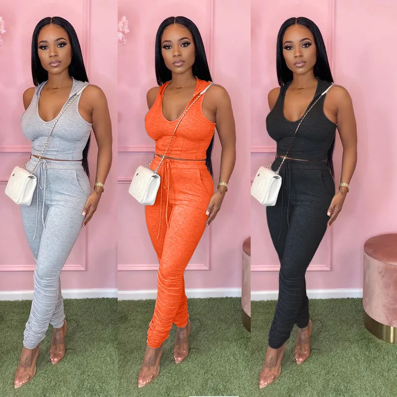 Sets Womens Clothing Plain Blank Hoodie Crop Top and Slim Pants Sports Two Piece Tracksuit Outfit Women 2 Piece Set Clothing, Picture
Sets Womens Clothing Plain Blank Hoodie Crop Top and Slim Pants Sports Two Piece Tracksuit Outfit Women 2 Piece Set Clothing, Picture