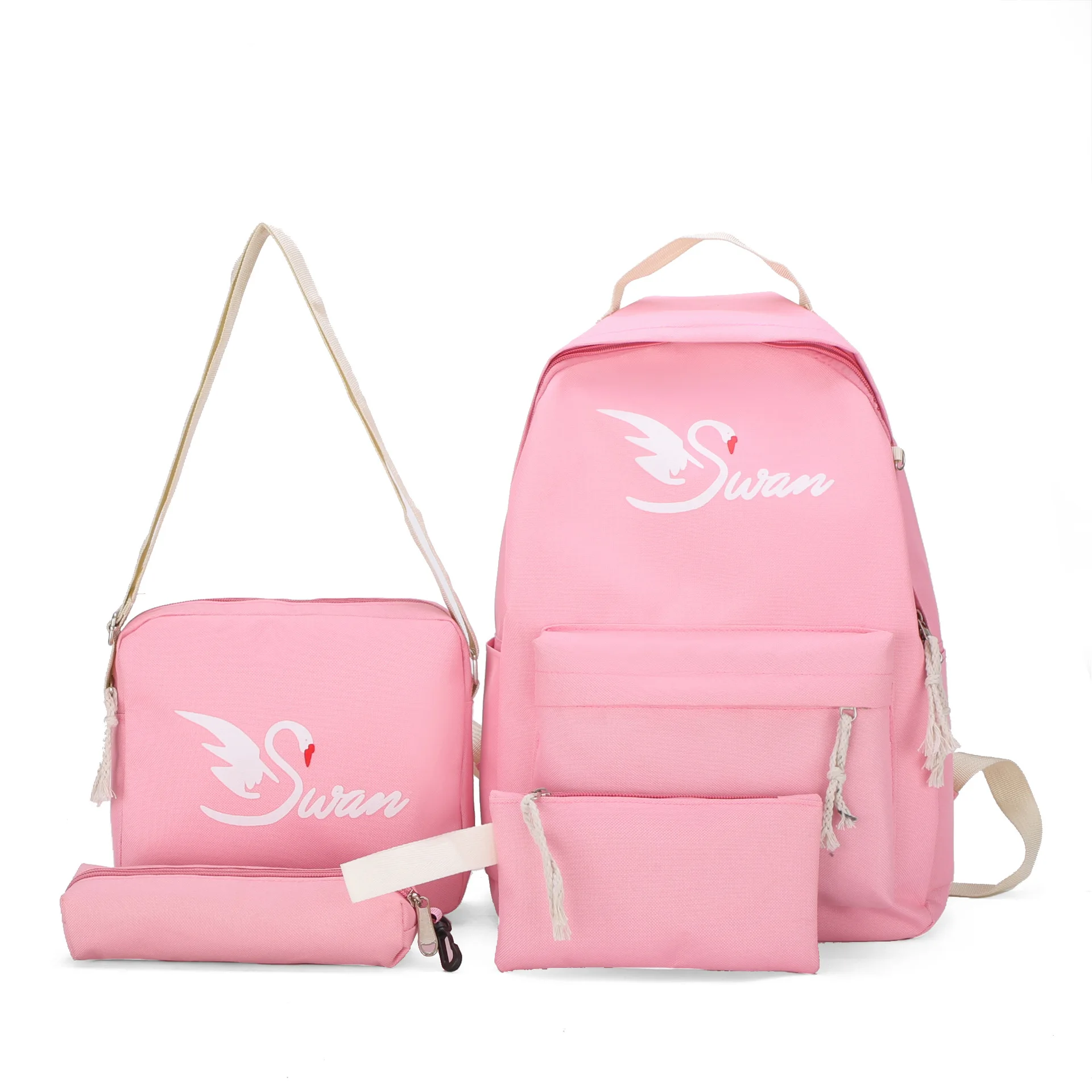 Canvas School Backpack Set 3 Pieces Patterned Bookbag with Pencil Case for Students Girls and Boys
Canvas School Backpack Set 3 Pieces Patterned Bookbag with Pencil Case for Students Girls and Boys