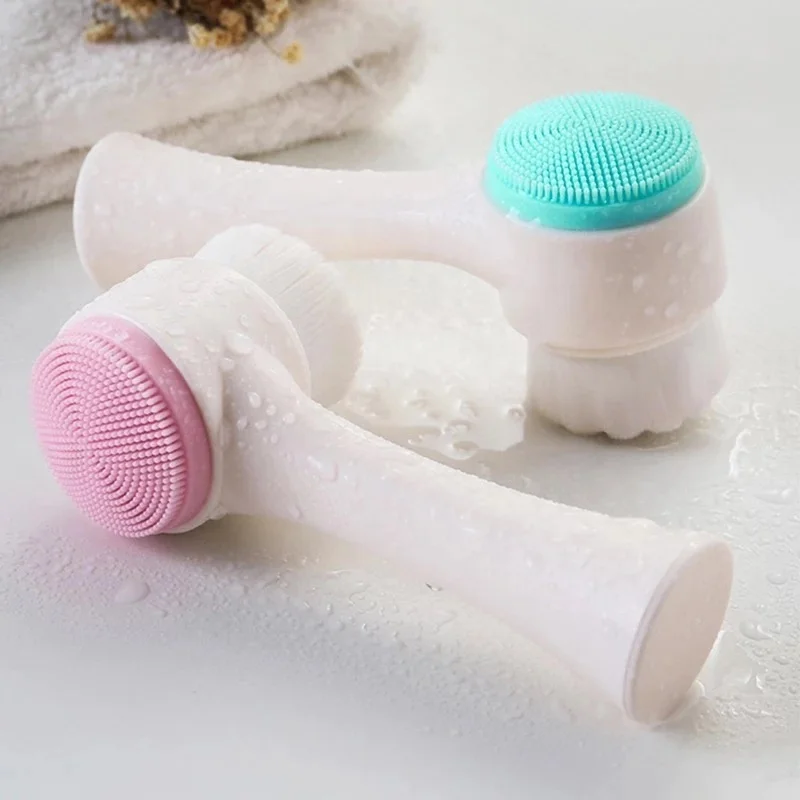 Hot Selling Soft Hair Standing 3D Double-sided Facial Cleansing Brush Blackhead Cleaner Deep Facial Cleansing Brush
Hot Selling Soft Hair Standing 3D Double-sided Facial Cleansing Brush Blackhead Cleaner Deep Facial Cleansing Brush