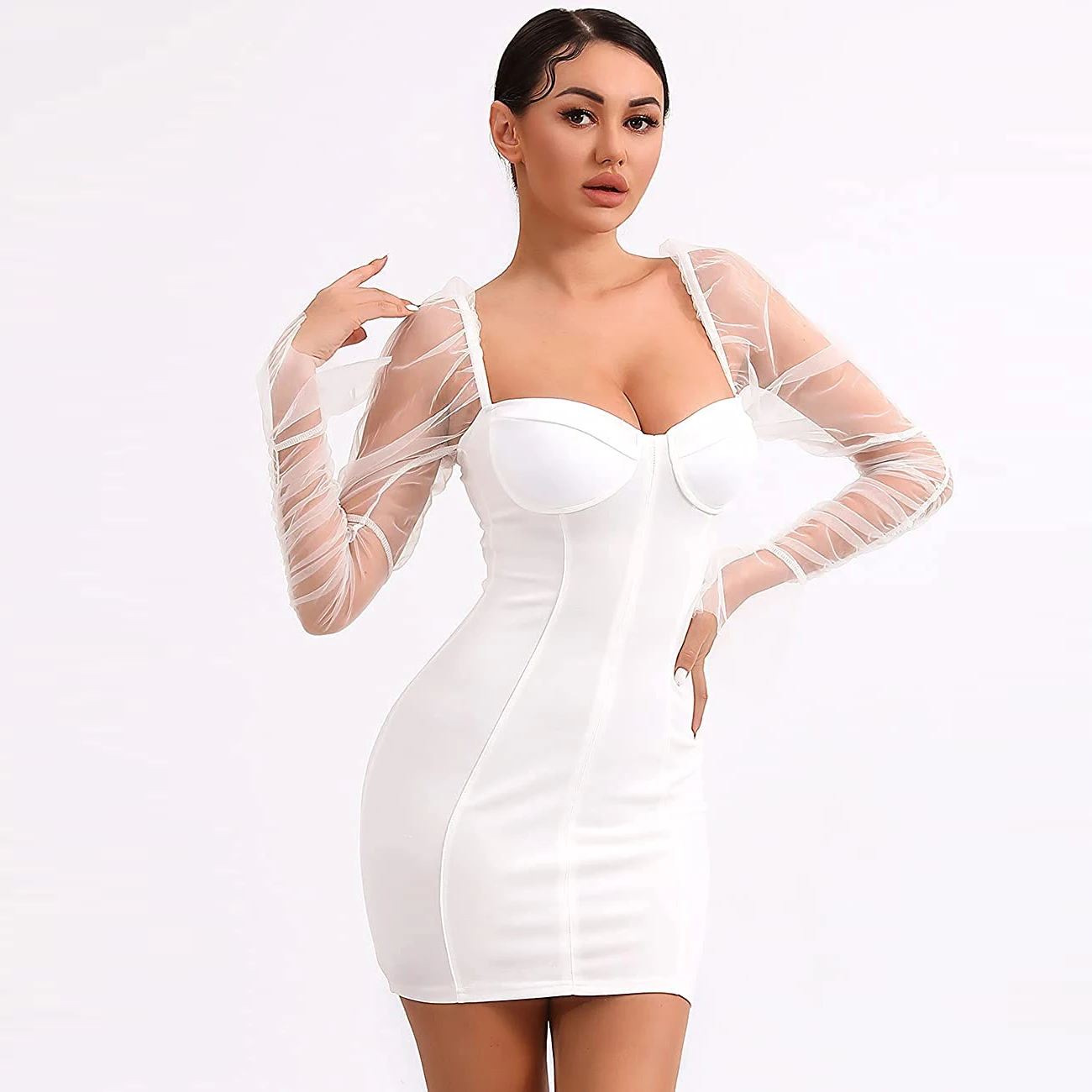 Tiktok body classy free Ladies Plus Size Deep V Neck Bodycon Wrap Backless Dress with Front Slit Club Mini Dresses for Women 
Tiktok body classy free Ladies Plus Size Deep V Neck Bodycon Wrap Backless Dress with Front Slit Club Mini Dresses for Women